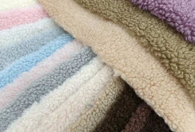 700mg*160cm Fair isle kashmir tyg med lockigt korn