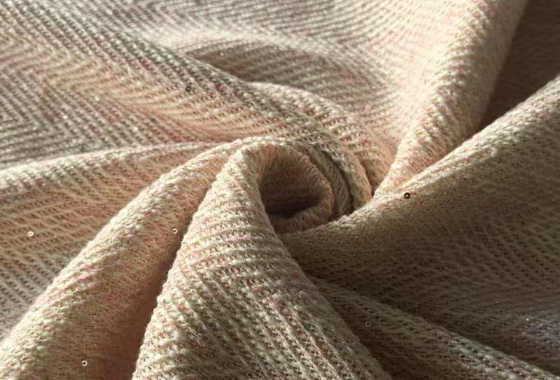 370mg 148cm Polyester tweedtyg/chanel-inspirerat tyg 980240