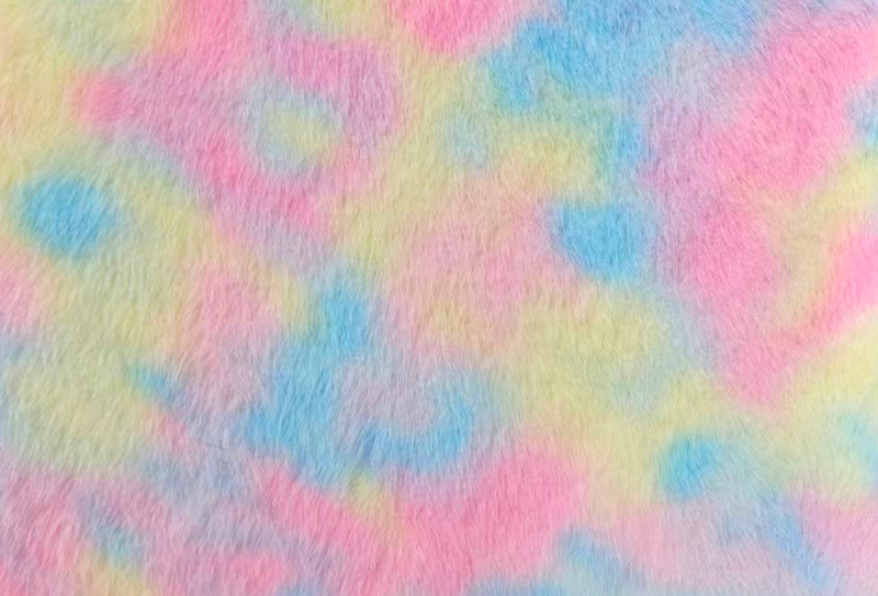 500GSM europeiskt minktryck regnbågsfärgat minktyg 500GSM europeiskt minktryck regnbågsfärgat minktyg