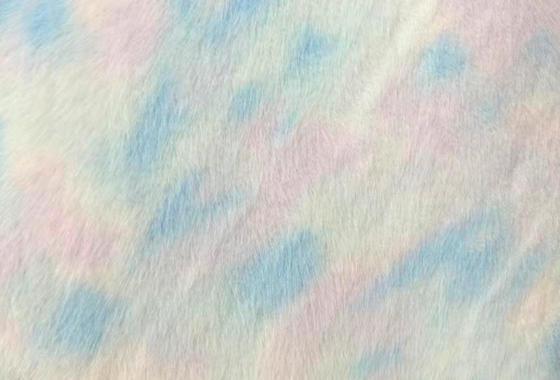 500GSM europeiskt minktryck regnbågsfärgat minktyg 500GSM europeiskt minktryck regnbågsfärgat minktyg